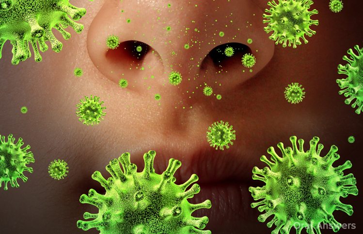 जुकाम के अधिकांश विषाणु (virus) airborne होते हैं
